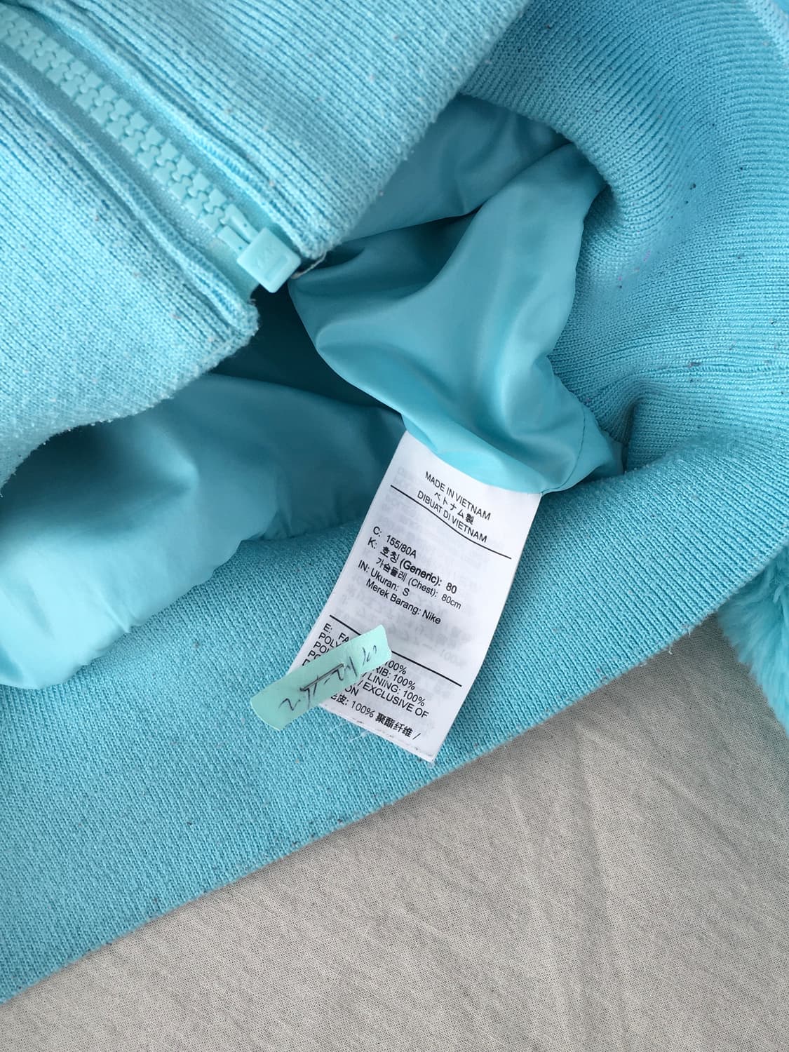 나이키 밑단로고 퍼 후드자켓 상품이미지5