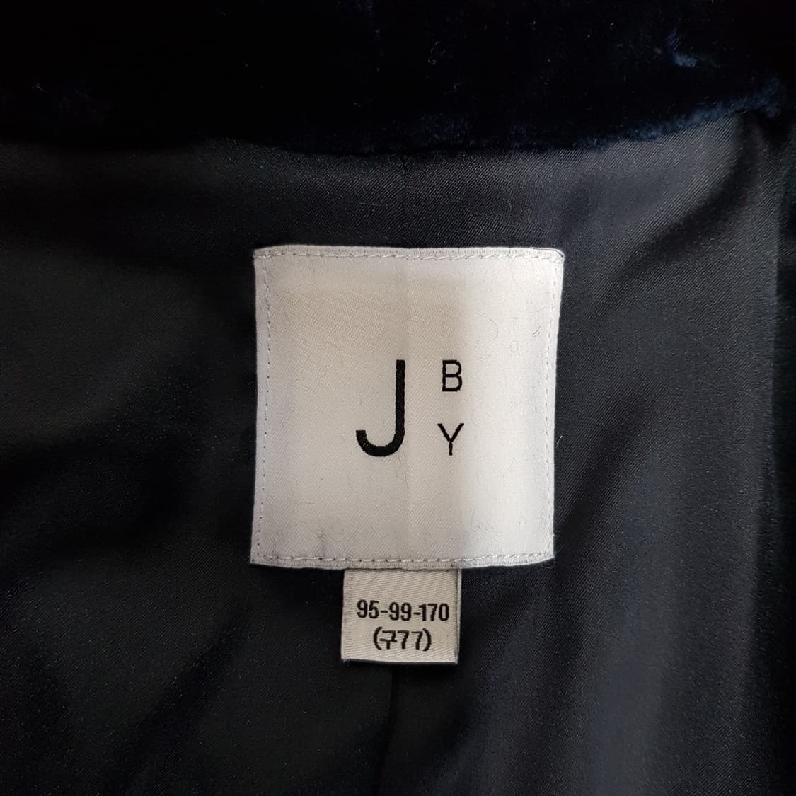 JBY 천연 양모 & 밍크 콤비 퍼 코트 77사이즈 상품이미지8