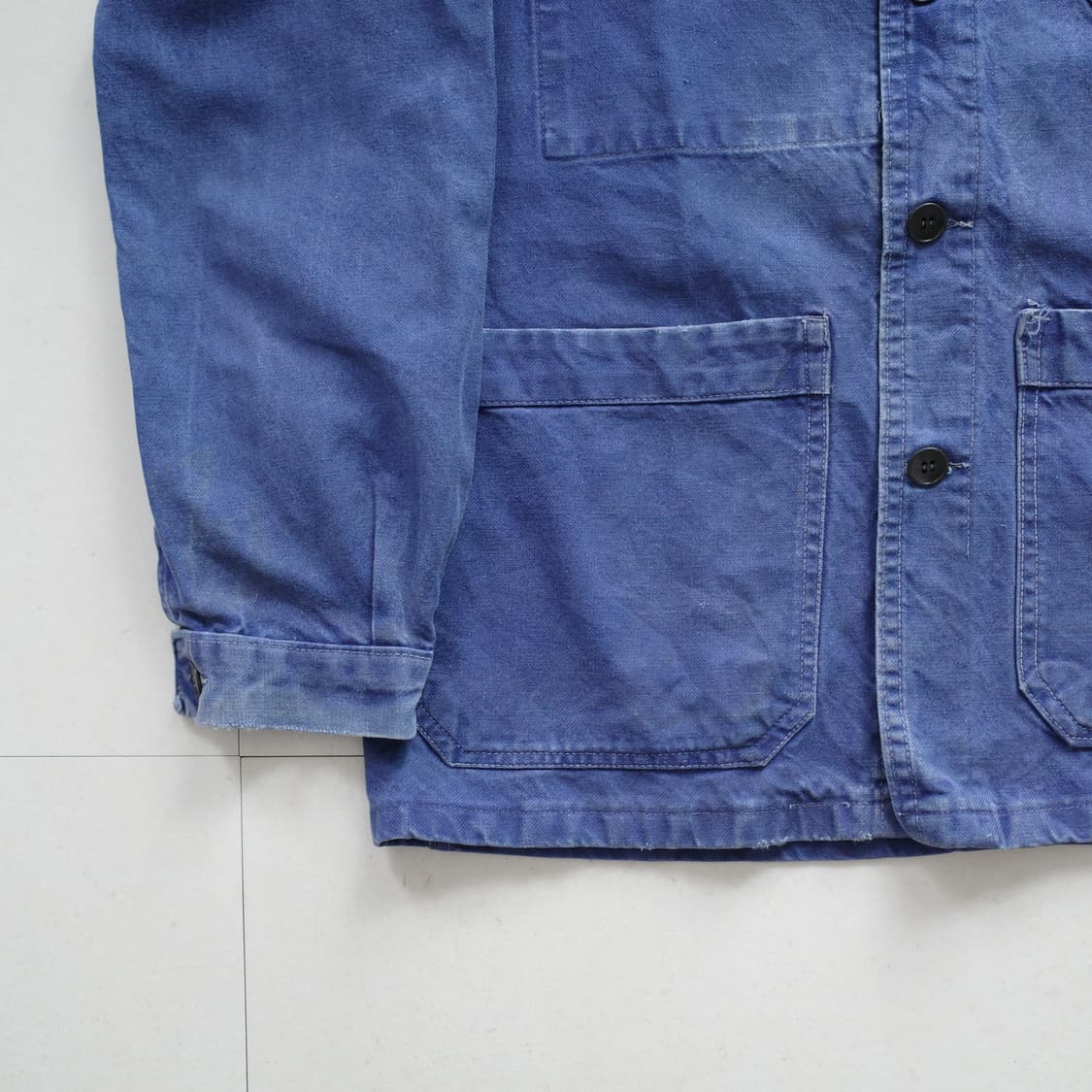 70s 프렌치 빈티지 클럽카라 워크 초어 자켓 (95) 상품이미지4