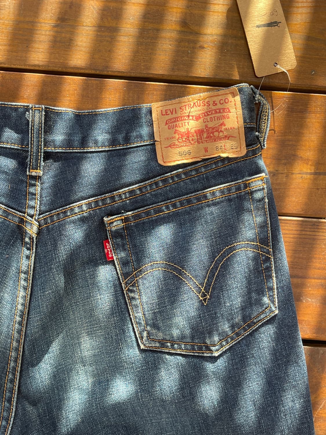 리바이스 506 커스텀 컷오프 페인팅 쇼츠 34size 상품이미지5