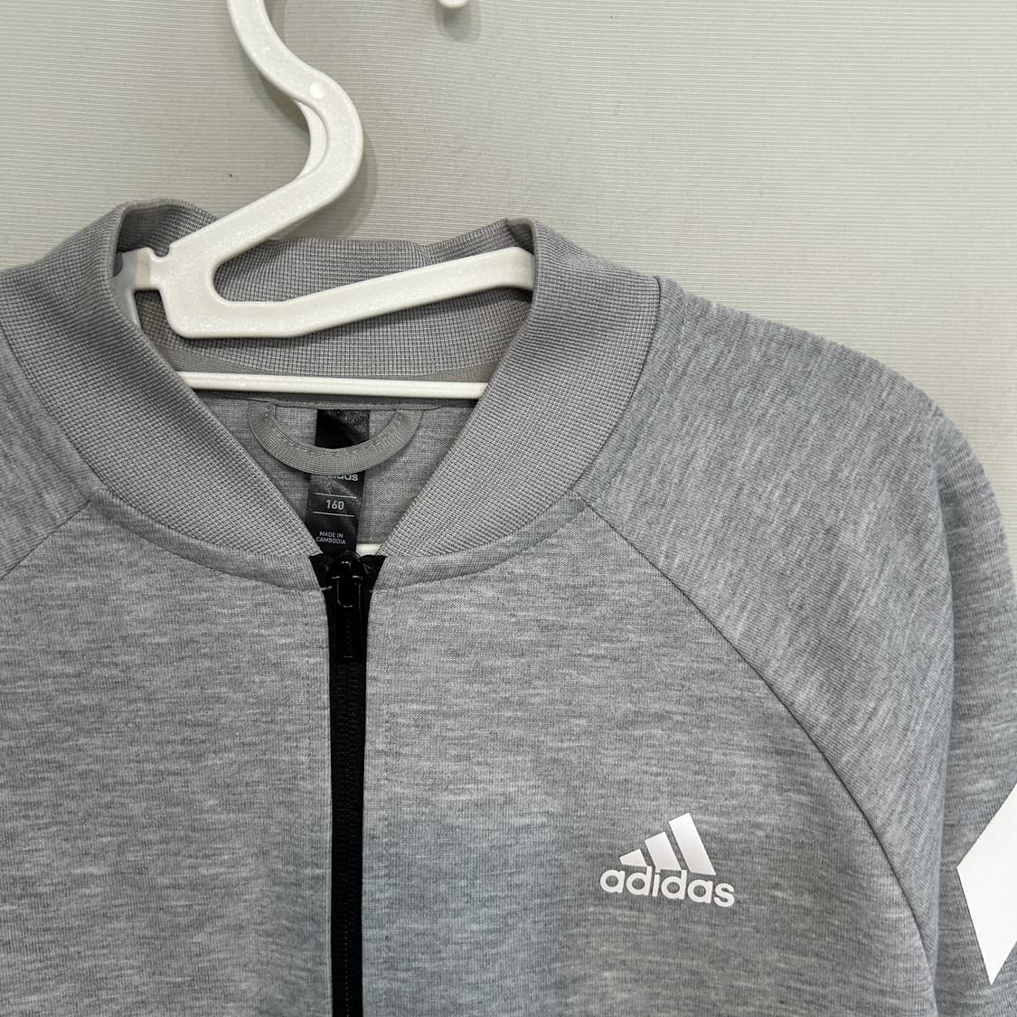 아디다스 그레이 집업 트레이닝 160 상품이미지2