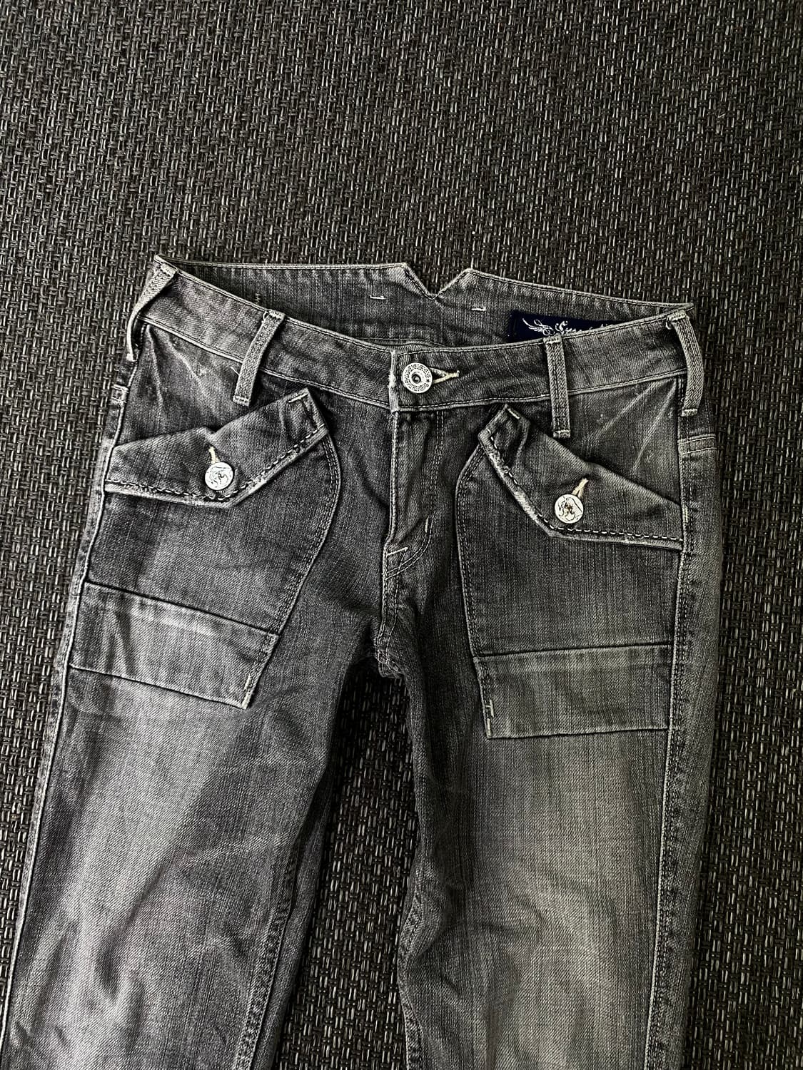 [Smeet Camel]Y2K Mood Pocket Detail Grey 상품이미지6