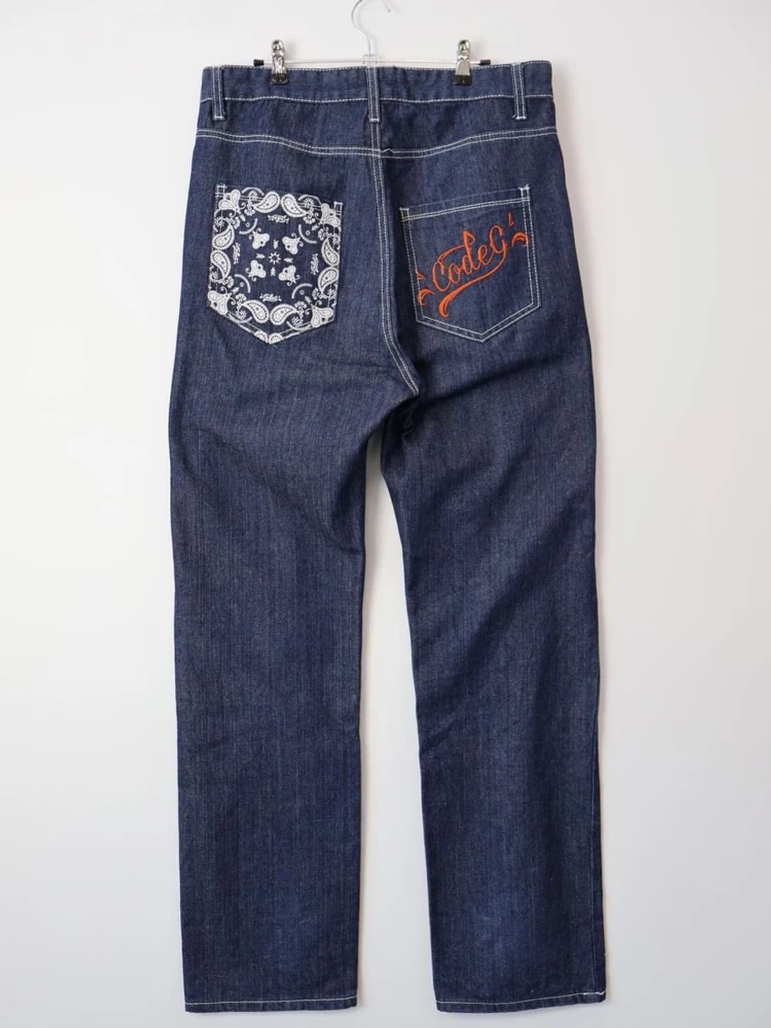 CODE:G Bandana Pocket Denim Pants 상품이미지5