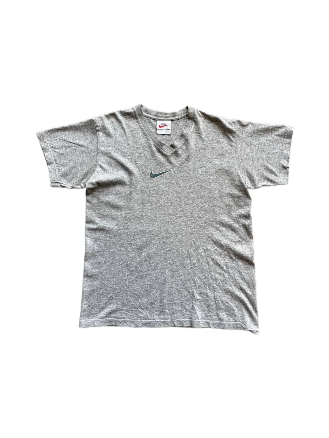 Late 90s 나이키 센터 스우시 브이넥 티셔츠 상품이미지1