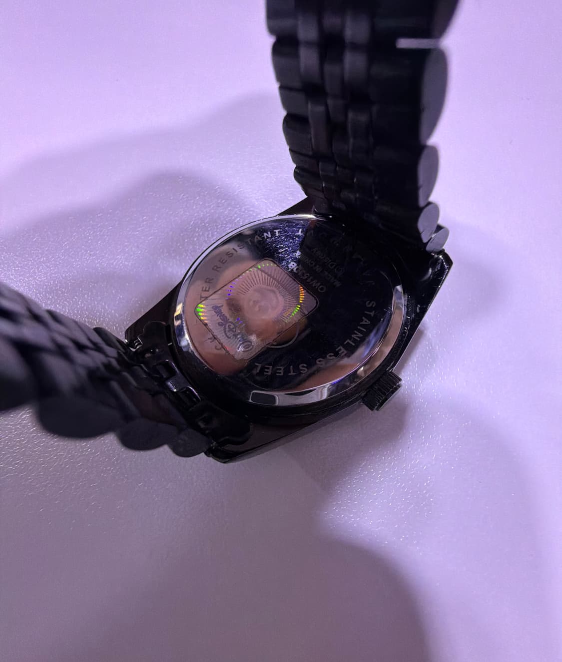 디즈니 미키마우스 데이저스트 블랙 메탈밴드 손목시계 상품이미지4