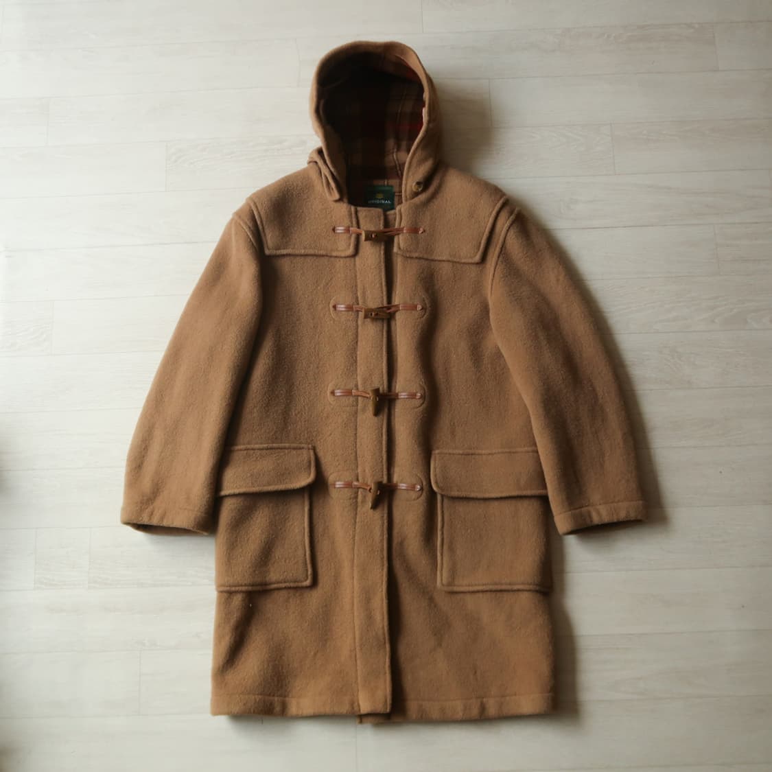 [Made in England] 빈티지 오리지날 울 더플 코트 상품이미지1