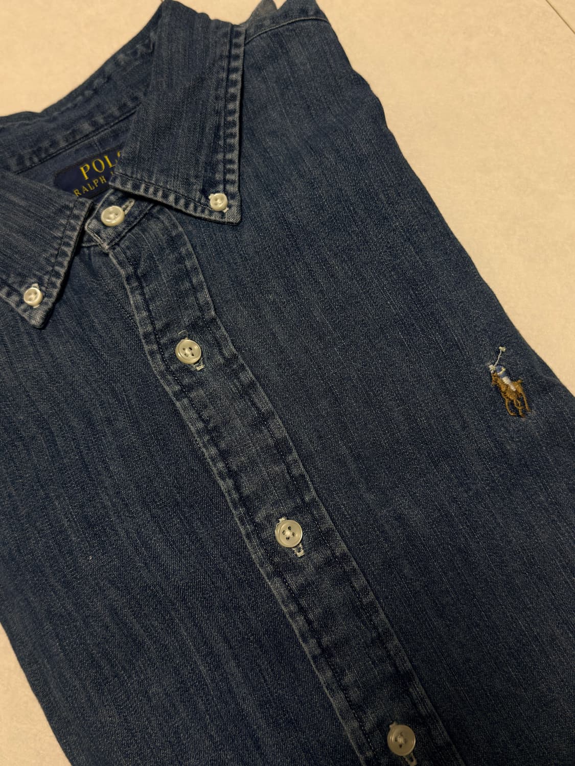 폴로랄프로렌 데님셔츠 데님남방 M 상품이미지1