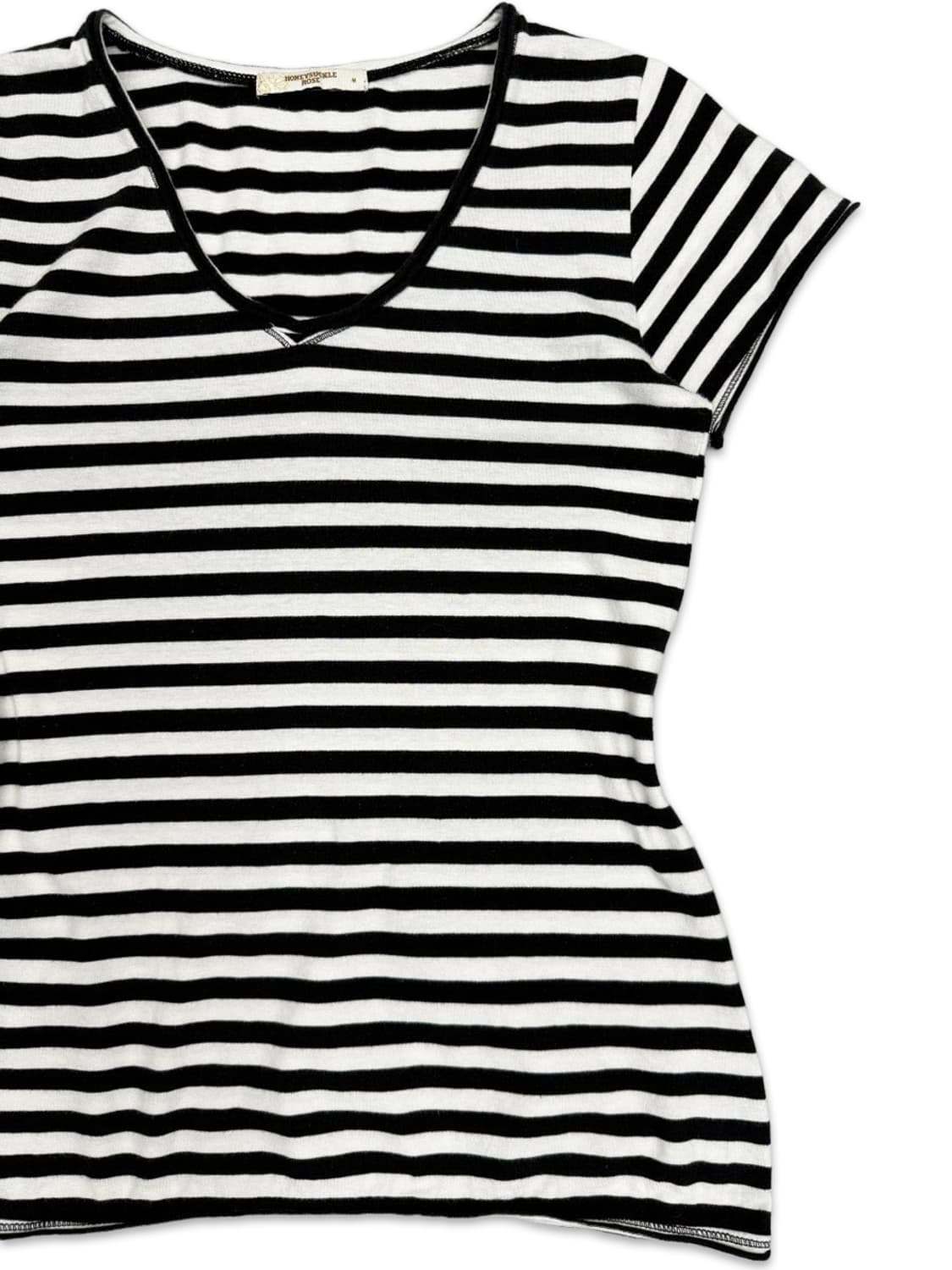 빈티지 Honeysuckle Rose 스트라이프 반팔티 상품이미지2