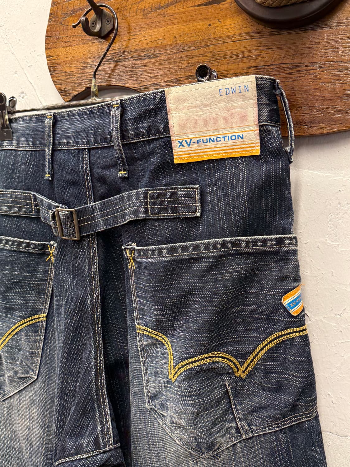 Japan EDWIN Curved Buckle Back Denim 상품이미지3