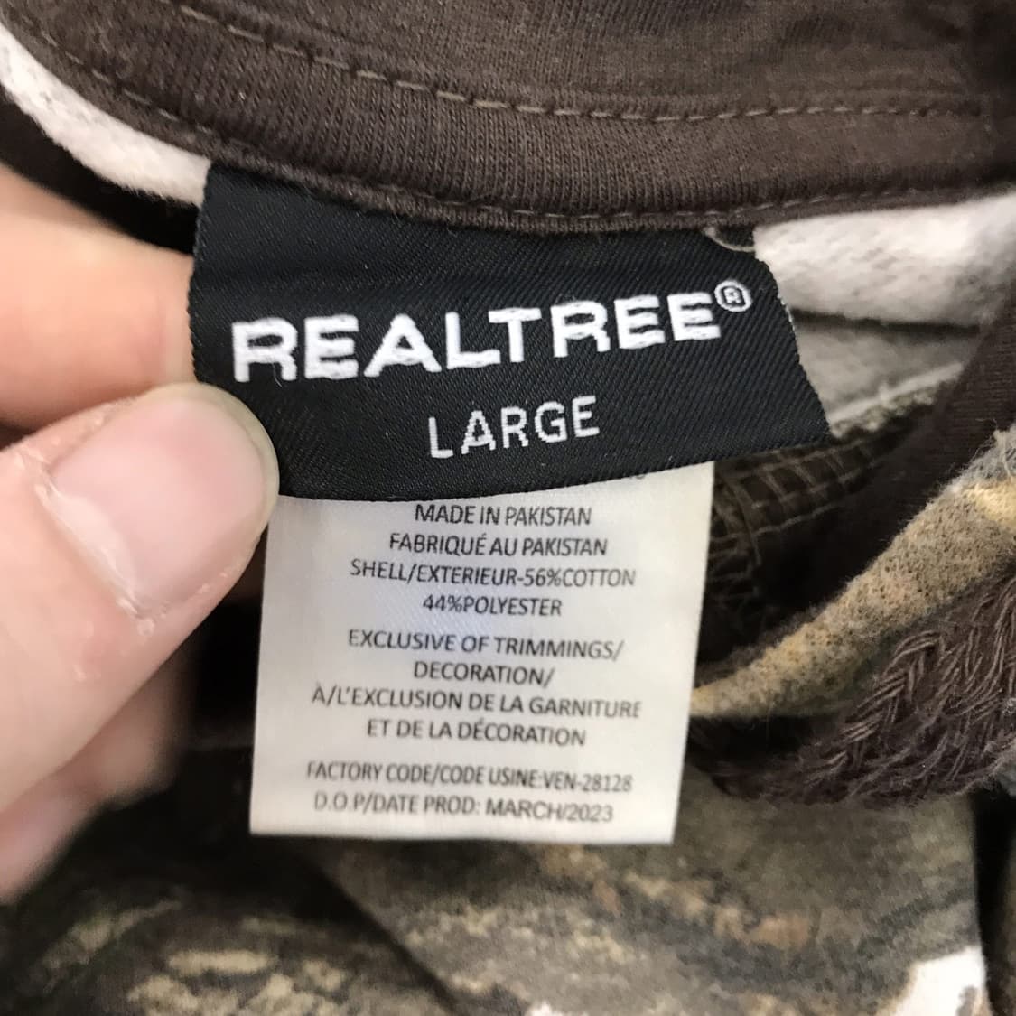 리얼트리 REALTREE USA 후드티셔츠 [L] 상품이미지5