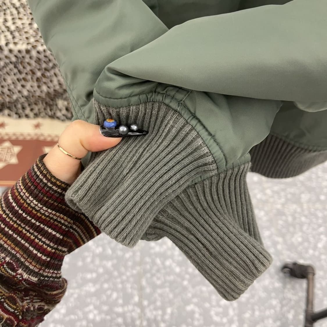 엑스톤즈 미군 파일럿 MA-1 항공점퍼 봄버자켓 105 C08765 상품이미지7