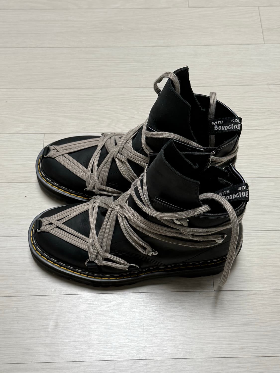 [285] 닥터마틴 릭오웬스 1460 쿼드 솔 메가레이스 부츠 상품이미지3