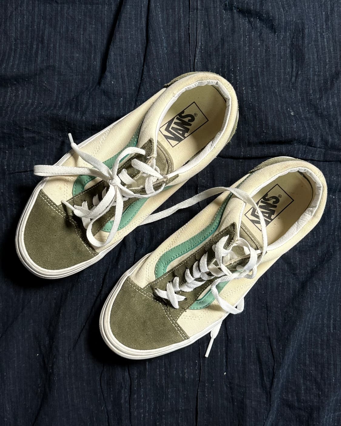 Vans 스타일 36 레트로 스포츠 슈즈 화이트 그린 US8.5 상품이미지2