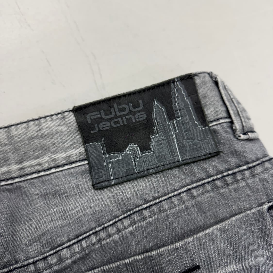 FUBU 후부 올드스쿨 워싱 데님팬츠 상품이미지7