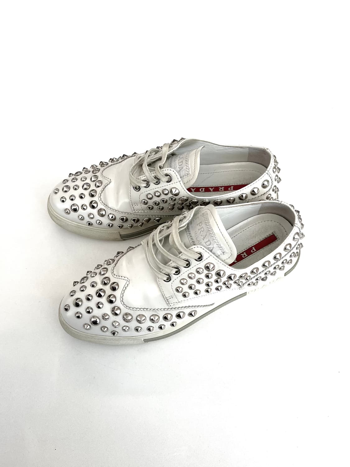 프라다 스포츠 아카이브 스터드 로퍼 스니커즈 상품이미지5