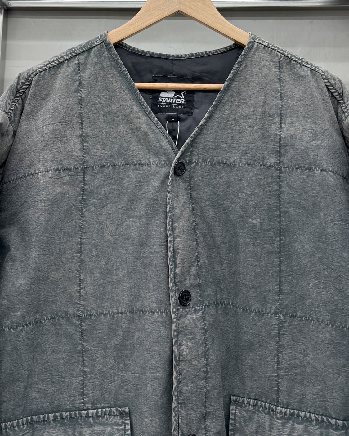 스타터 블랙라벨 스톤 워시드 퀼팅 라이너 자켓 상품이미지4