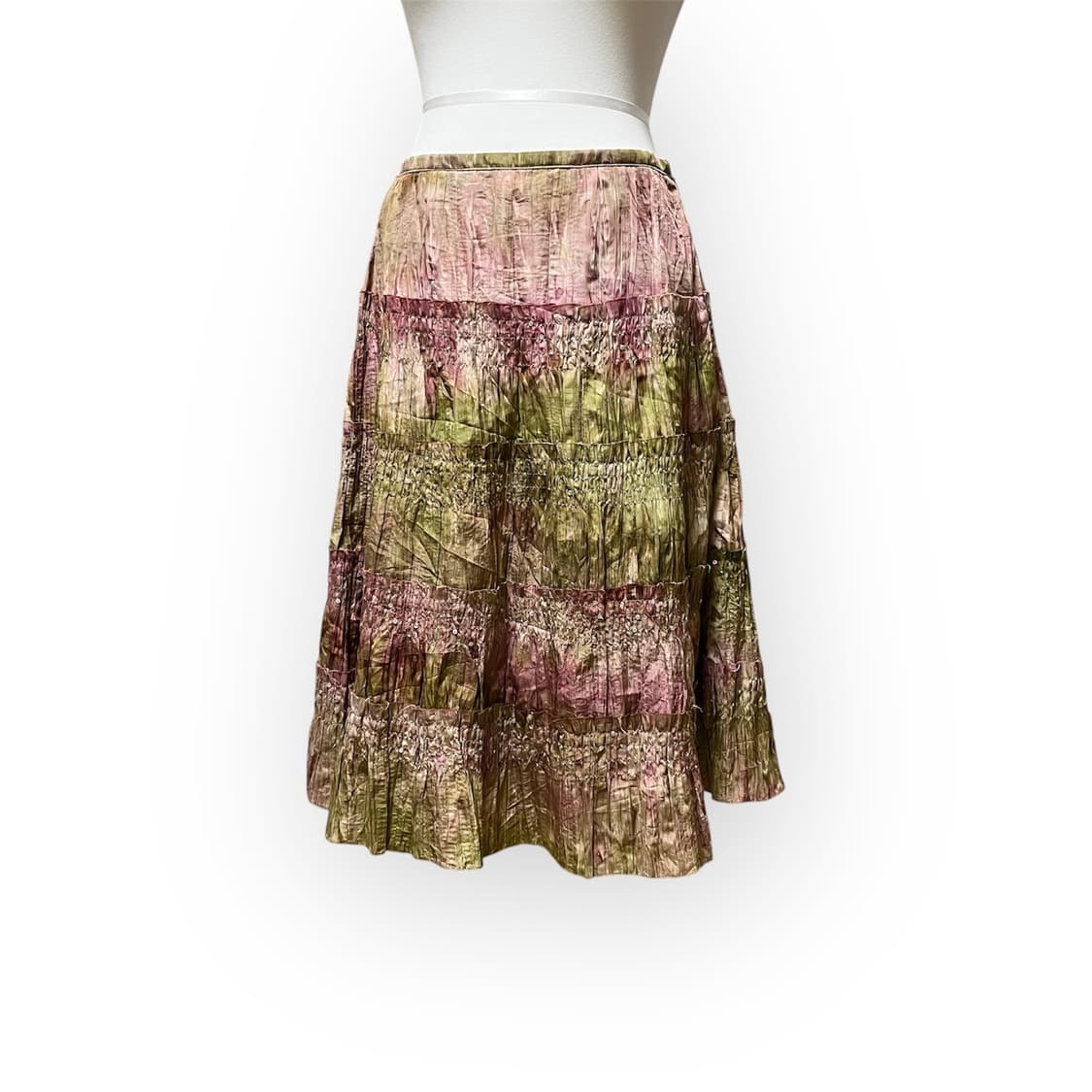 [Vintage] 에스닉 그라데이션 미디 스커트 상품이미지4