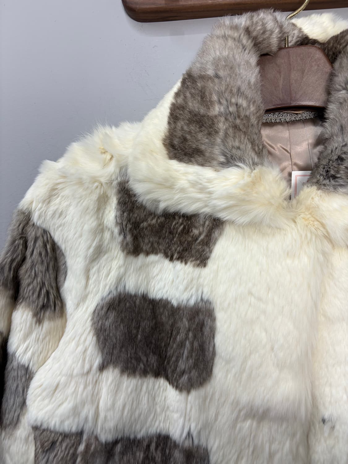 빈티지 페이크퍼 크롭 자켓 A3454 상품이미지3