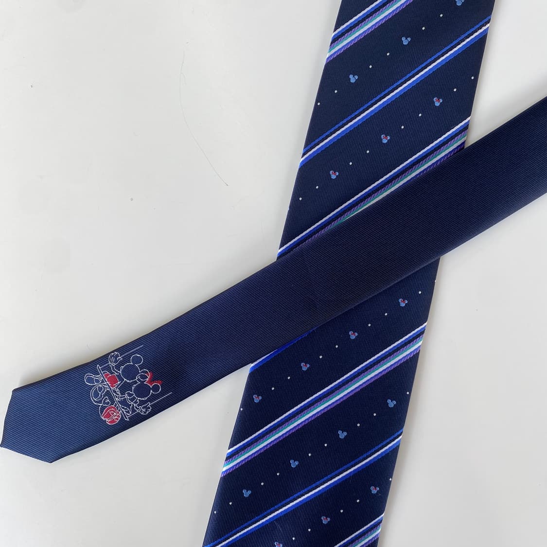 디즈니 캐릭터미키마우스 실크넥타이 8.3cm 상품이미지4