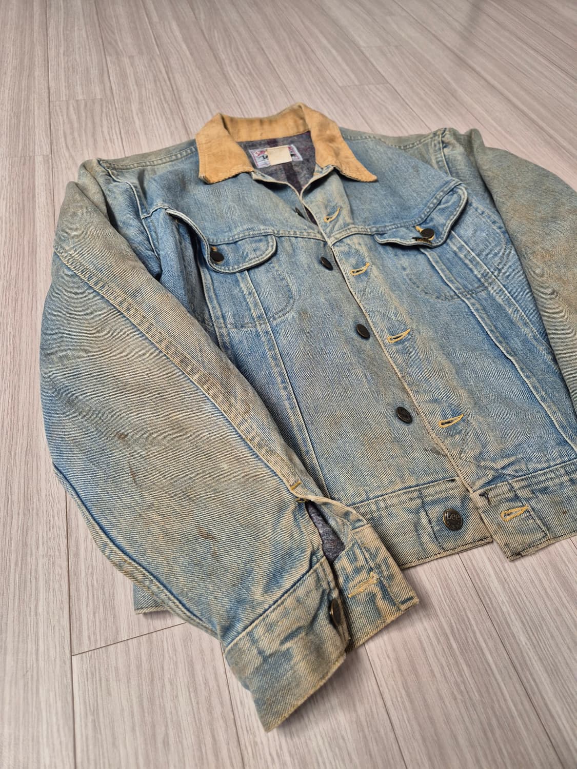 70s USA LEE 리 스톰라이더 101J 데님 자켓 상품이미지2