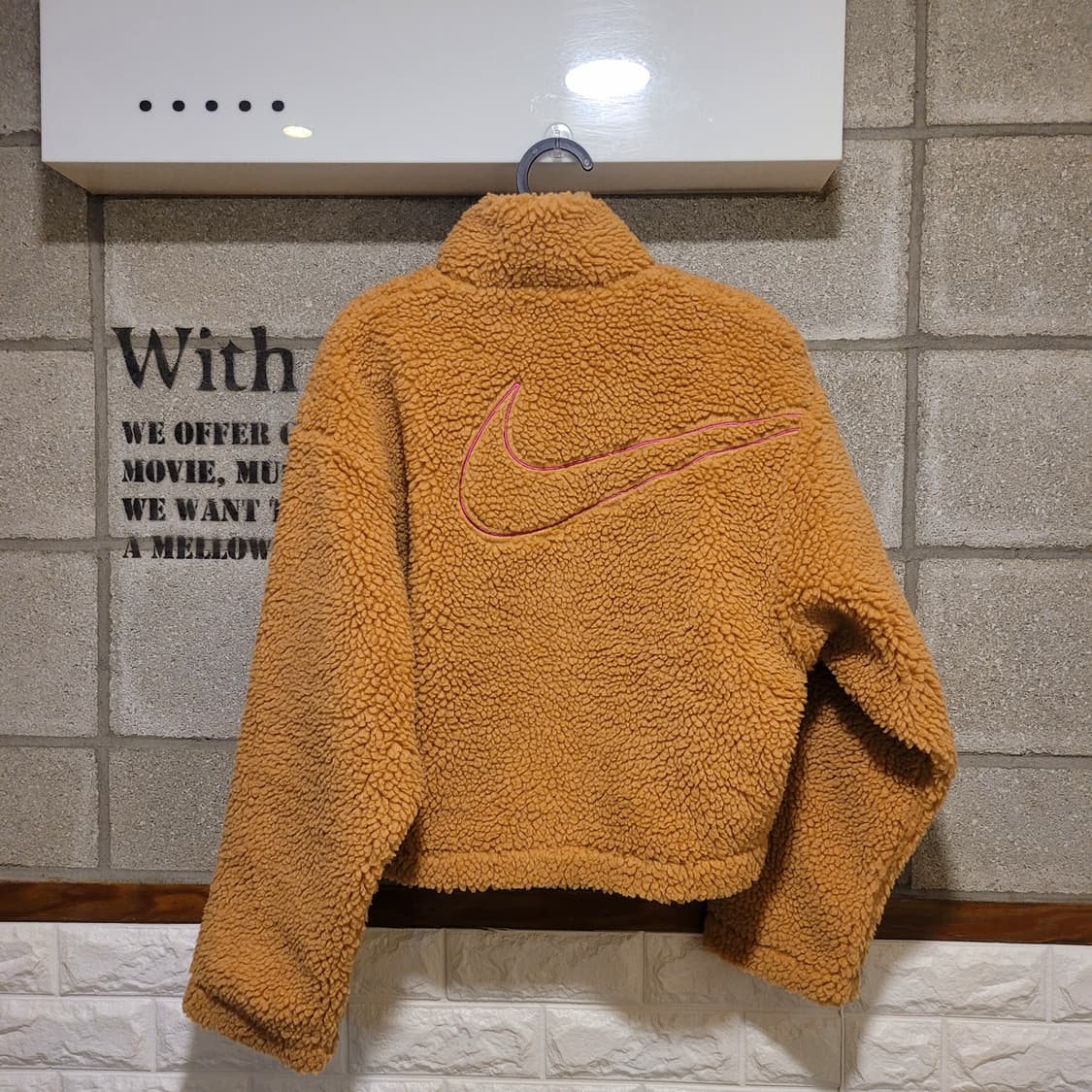나이키 우먼 스우시 뽀글이 자켓 M 상품이미지2