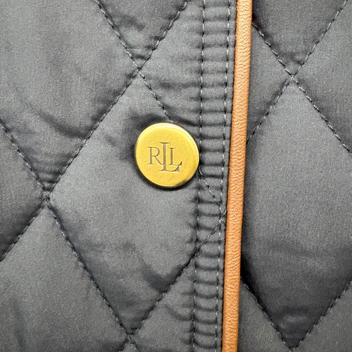 폴로 랄프로렌 퀼팅 자켓 블랙 퍼 카라 여m 상품이미지2