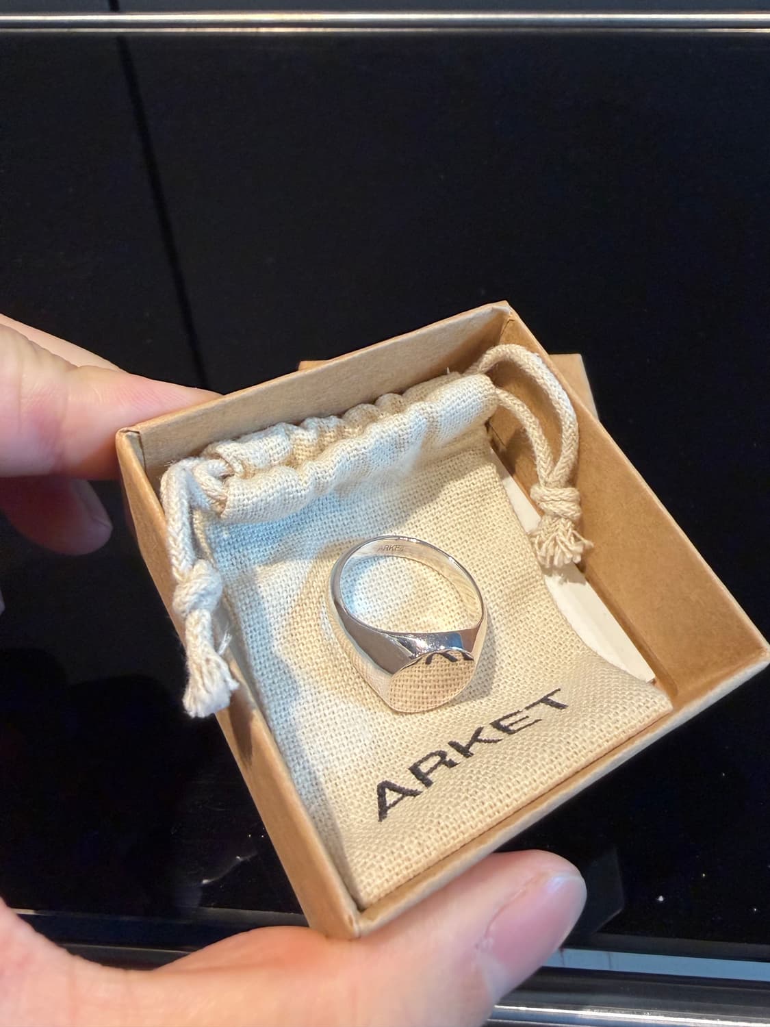 아르켓 스털링실버 시그넷링 M사이즈 (새상품) 상품이미지1