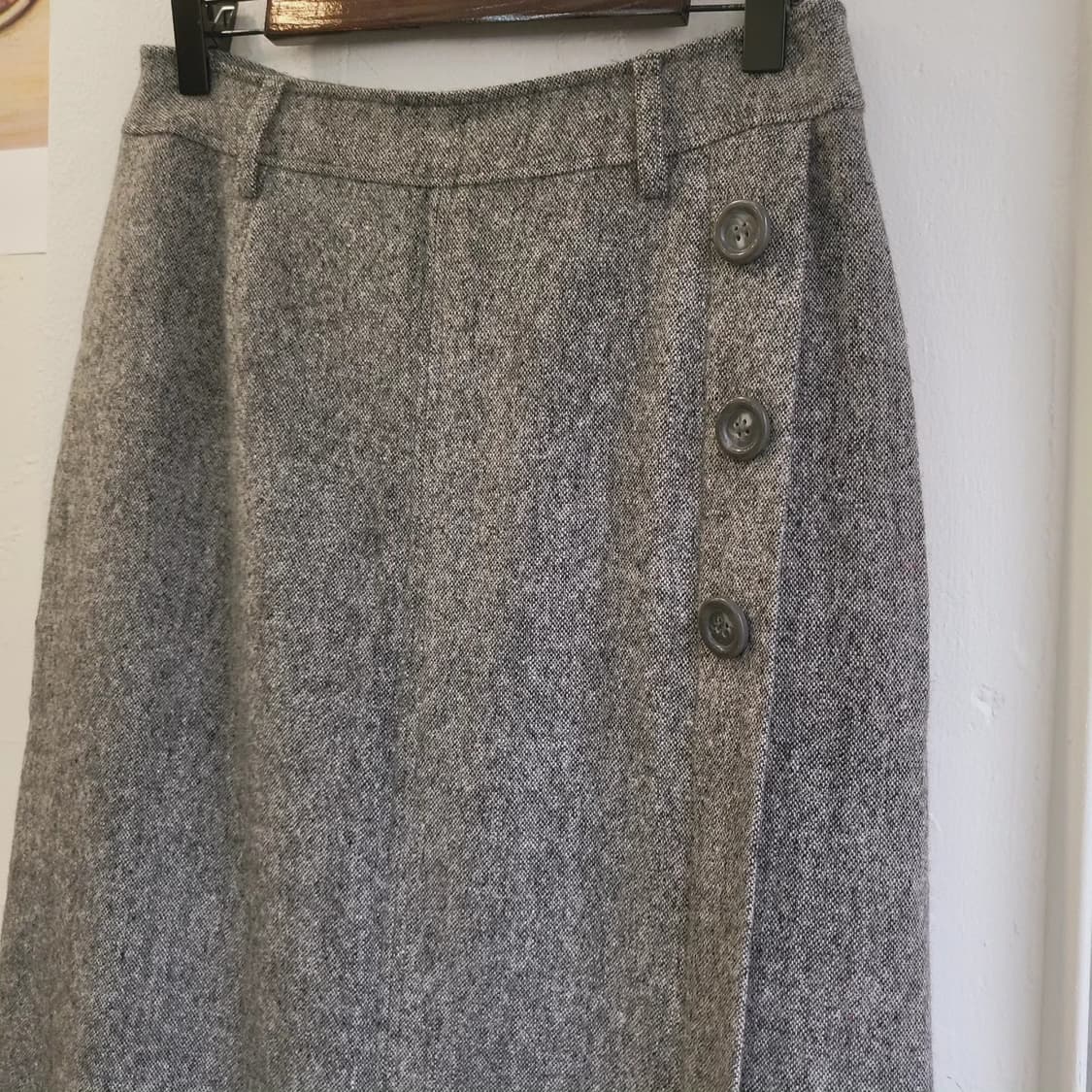 멜란지그레이 앙고라울스커트 상품이미지3