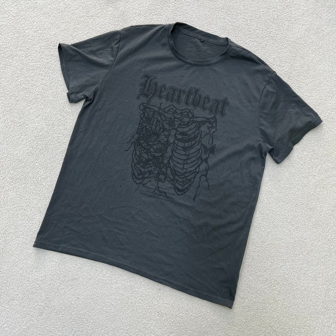 L 빈티지 프린팅 반팔 티셔츠 0409M 상품이미지1