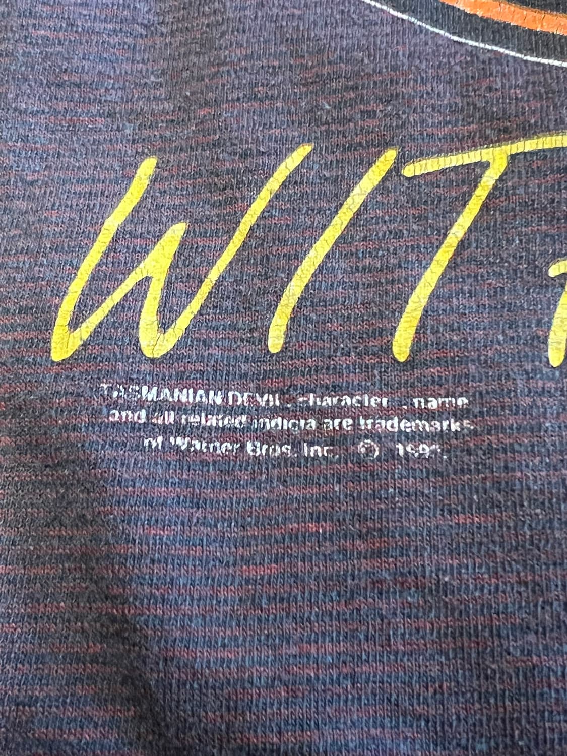 90's [XL] 할리데이비슨 루니툰즈 타즈 그래픽 빈티지 롱슬리브 상품이미지9