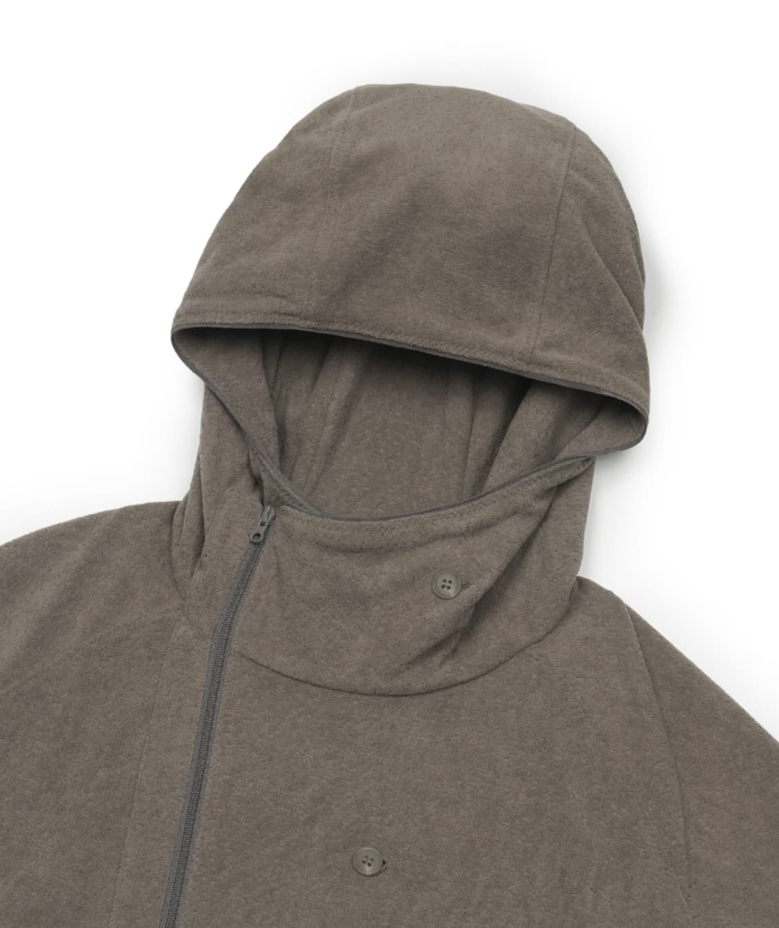 1 2 산산기어 버튼 플리스 재킷 브라운 상품이미지6