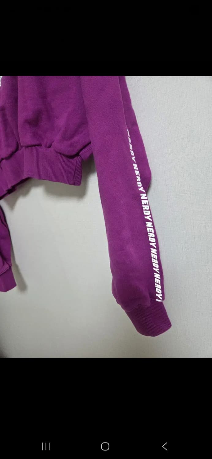 널디 크롭 맨투맨 프리 상품이미지4