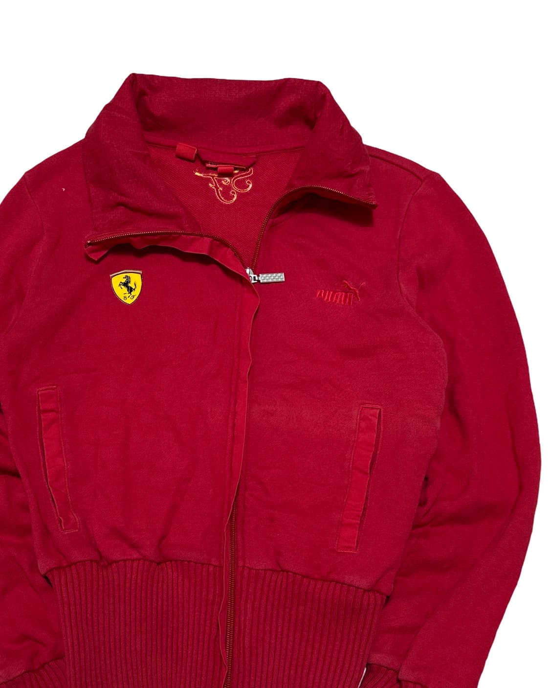 푸마 페라리 코튼 집업 져지 상품이미지2