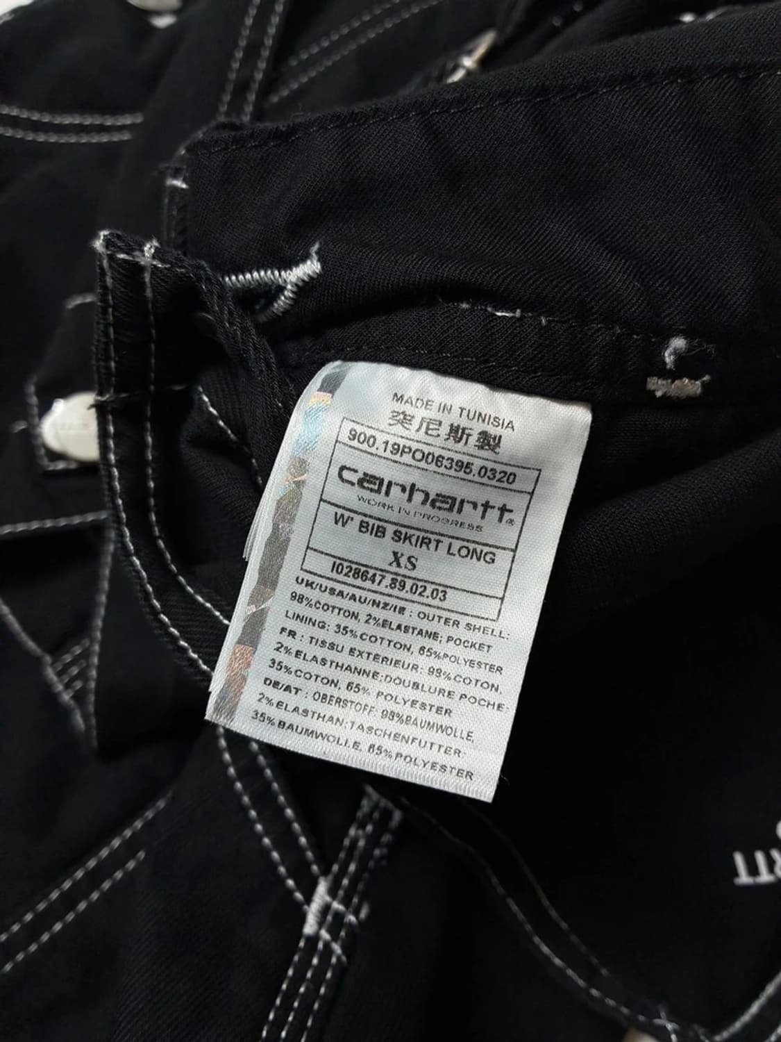 칼하트 WIP 빕 드레스 원피스 PN8670 상품이미지9