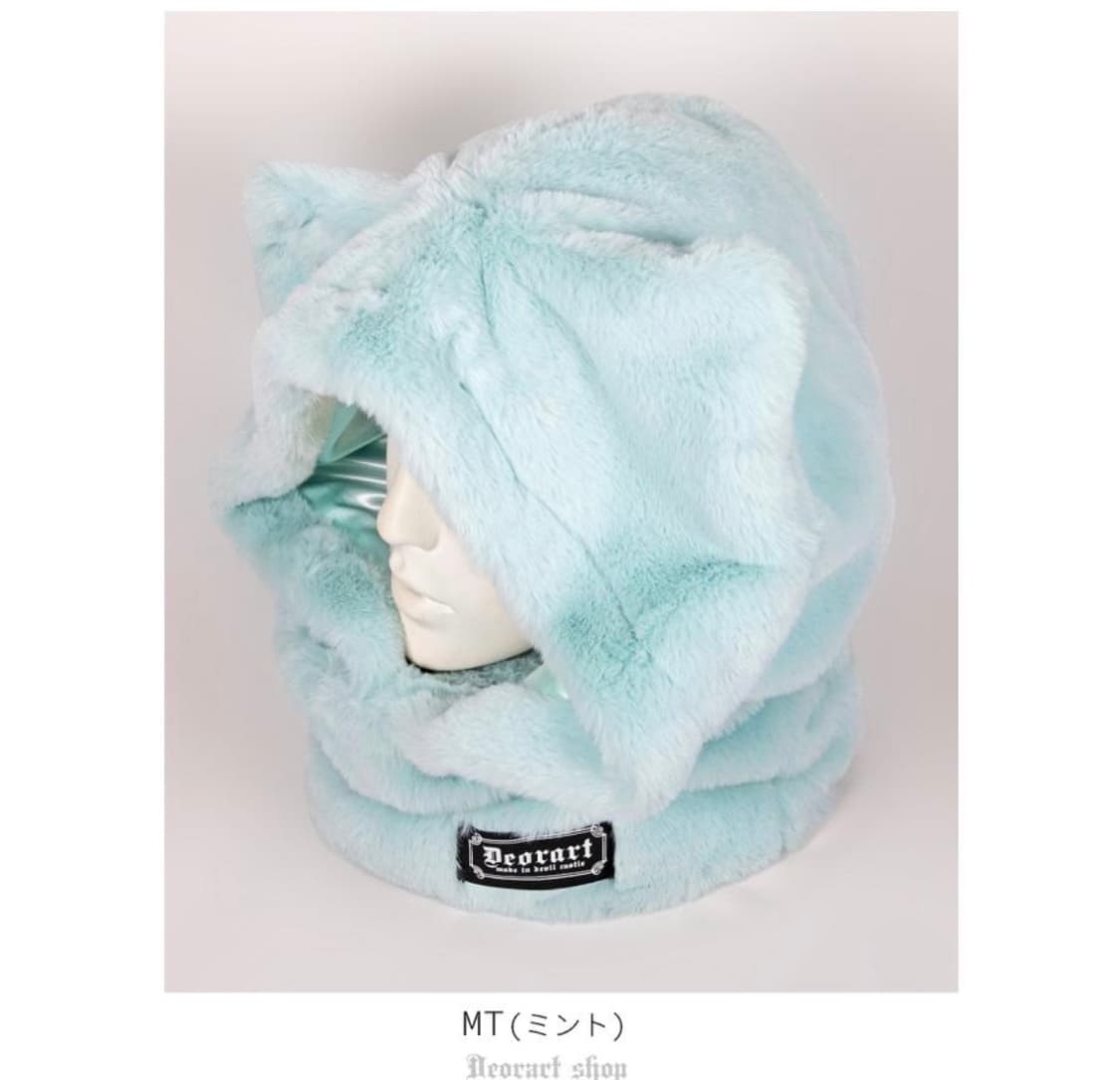 Deorart 디오라트 펑크 비주얼계 모자 vkei 락펑크 네코미미 후드 상품이미지1