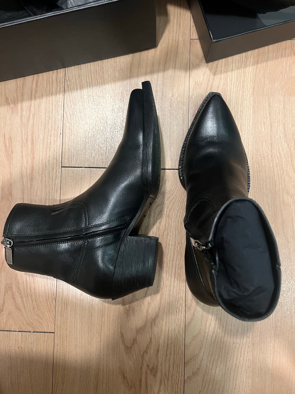 생로랑 레더 루카스 부츠 상품이미지3