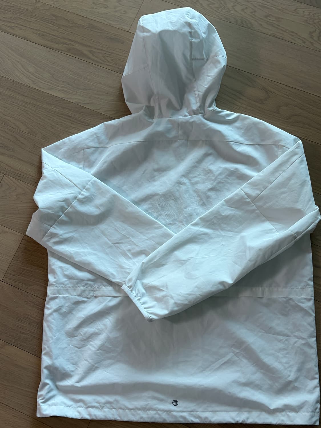 아디다스 화이트 바람막이 후드집업 상품이미지3