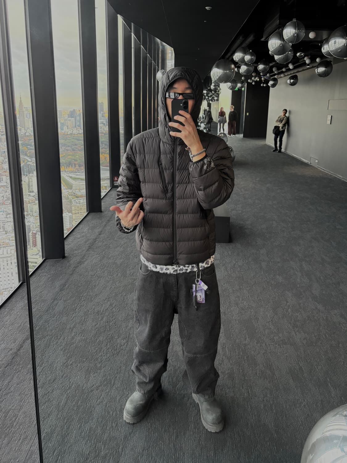 [L] 블랙아이패치 바이커 데님 상품이미지7