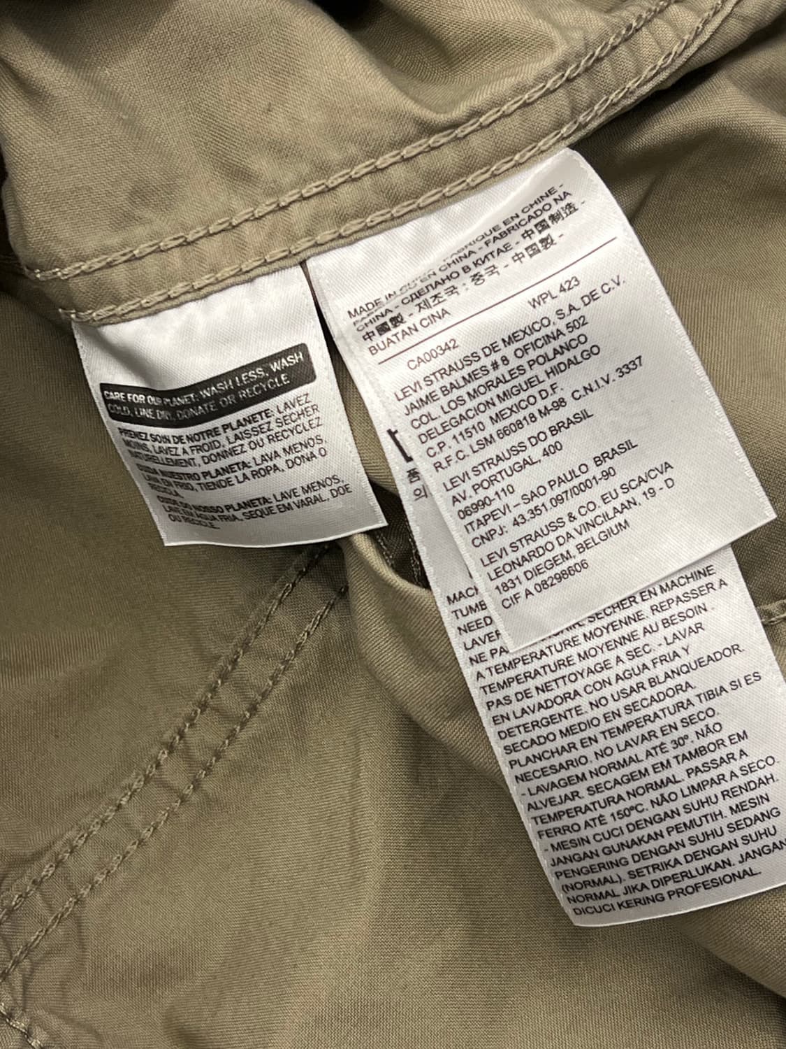 리바이스 웨스턴 셔츠형 자켓 처분  상품이미지4