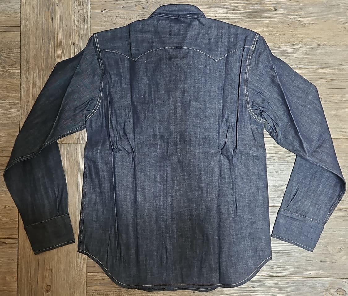 리바이스 LVC 1955 쏘우투스 데님 셔츠 리지드 S 상품이미지2