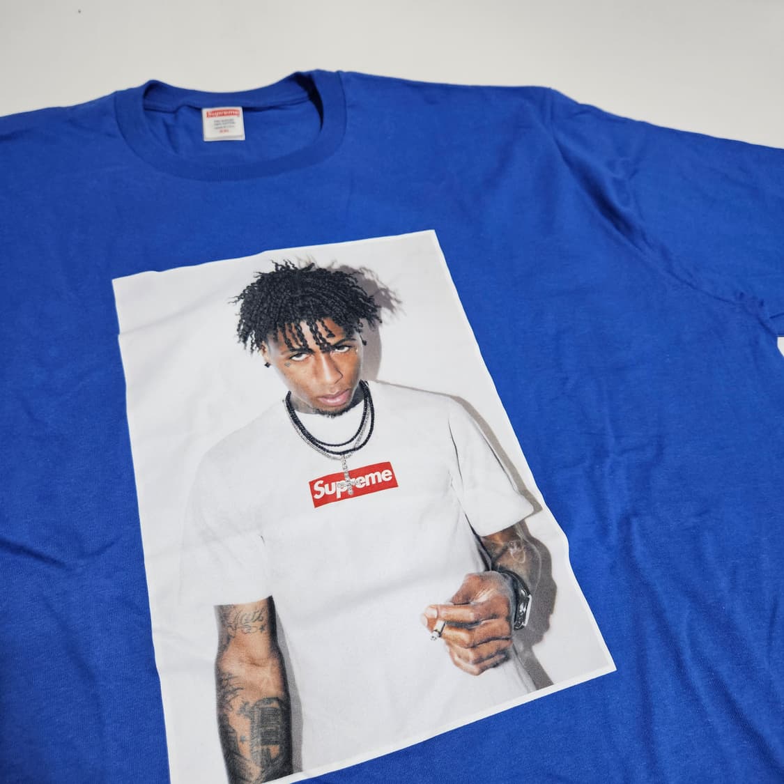 슈프림 영보이 티셔츠 로얄[XXL] 상품이미지2