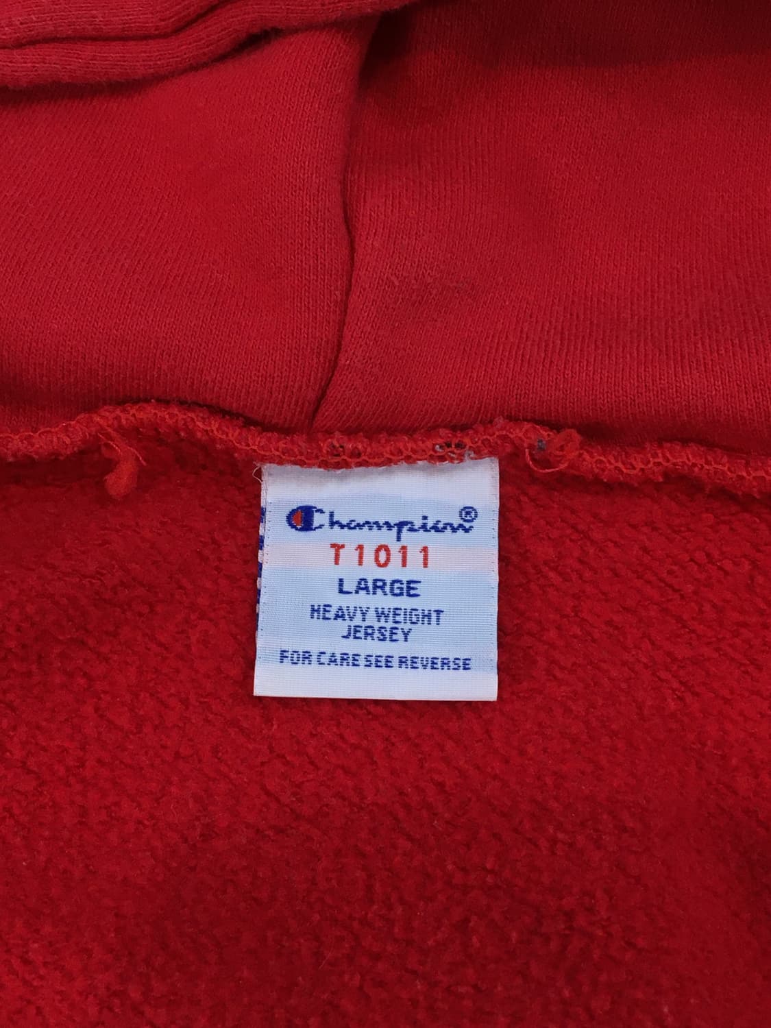 챔피온 후드집업 레드 상품이미지7