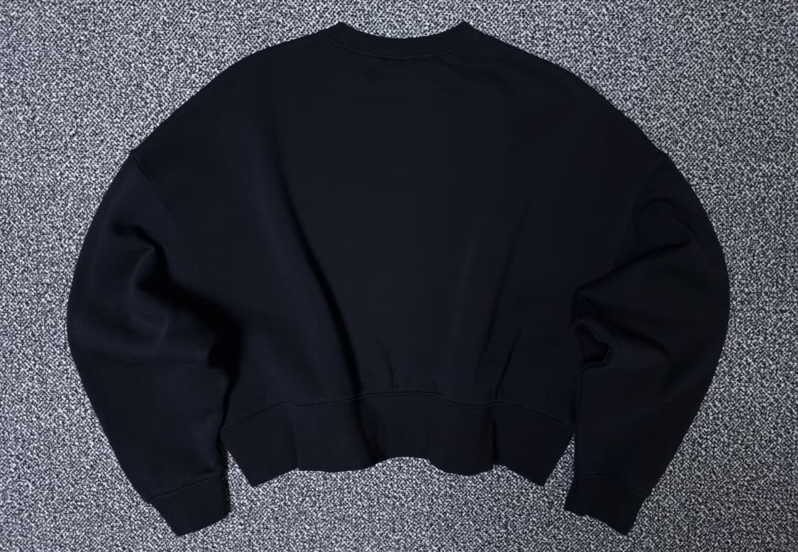 [무료배송][S]나이키 여성용 에센셜 기모 오버핏 크롭티 맨투맨 상품이미지3