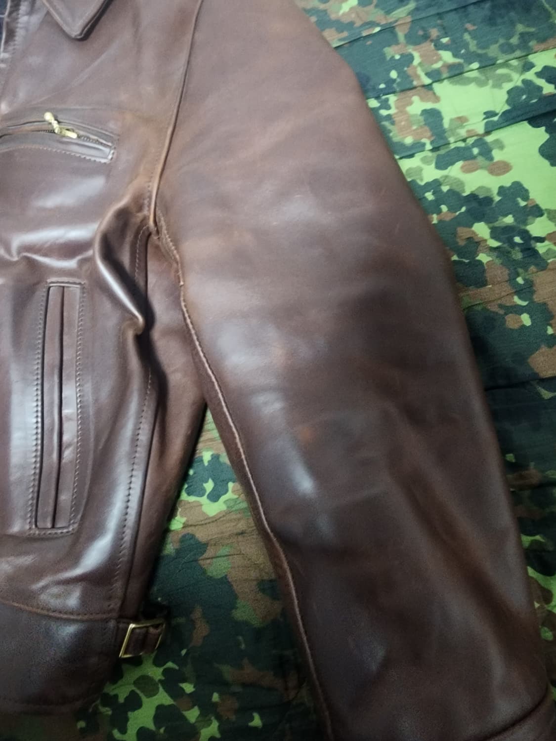 에어로레더 하이웨이맨 말가죽 자켓 상품이미지6