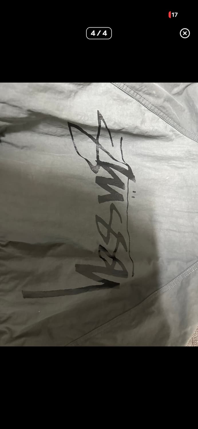 스투시 웨이브 다이 비치쉘 자켓 그레이 상품이미지4