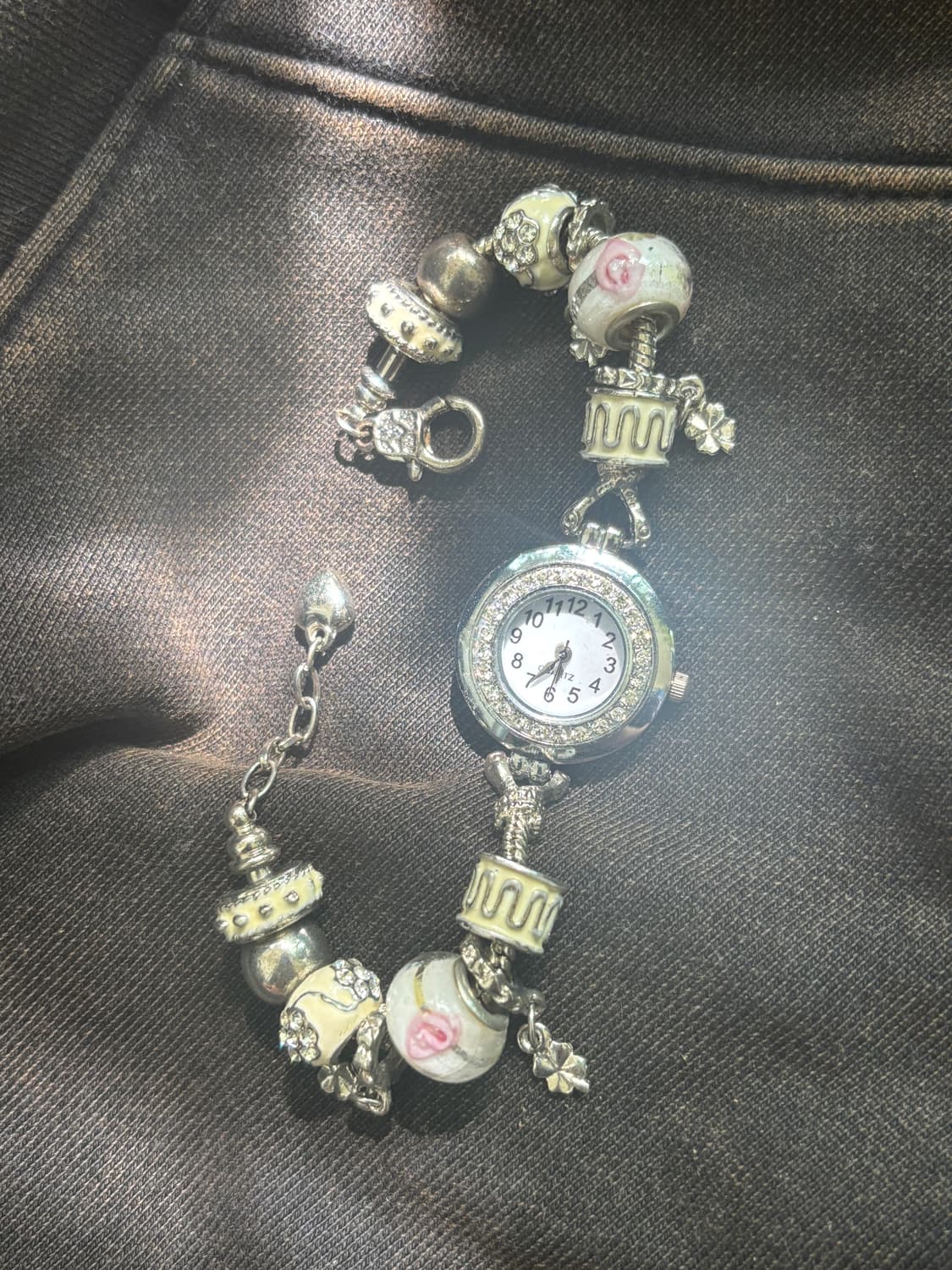 vintage beads charm bracelet watch 상품이미지1