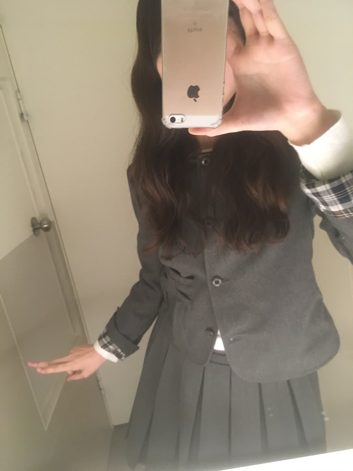 코이세이오 리본 셋업 차콜 상품이미지1