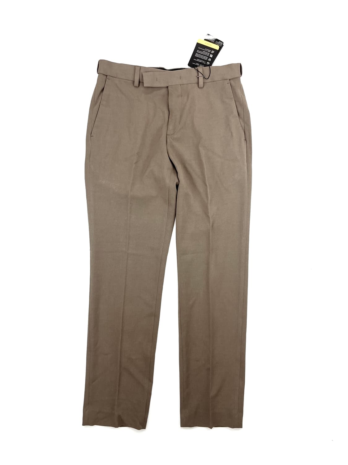 무탠다드 테이퍼드 히든 밴딩 크롭 슬렉스 더스티 베이지 상품이미지1