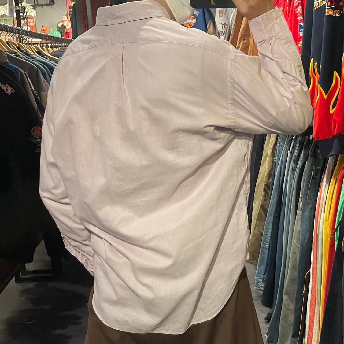 [IM] Polo 폴로 핑크 스트라이프 긴팔셔츠 상품이미지5