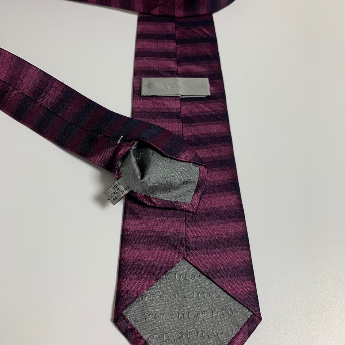 디올 옴므 신형 명품넥타이 스트라이프 100실크 8.5cm 상품이미지7